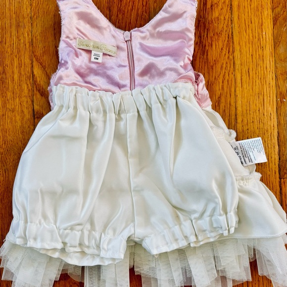 AMERICAN PRINCESS DRESS 6 MONTHS PINK & WHITE - Picture 13 of 16